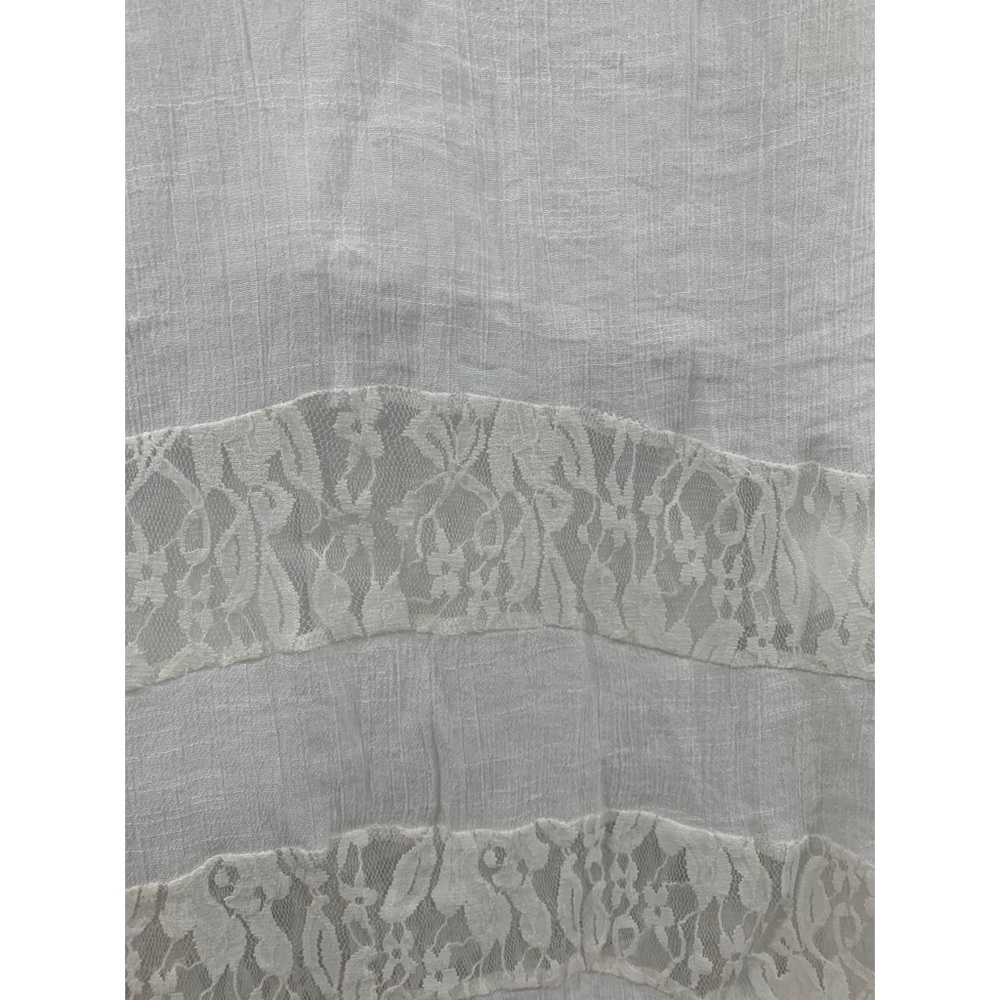 White laced asymmetrical maxi skirt size S by & by - Picture 4 of 10